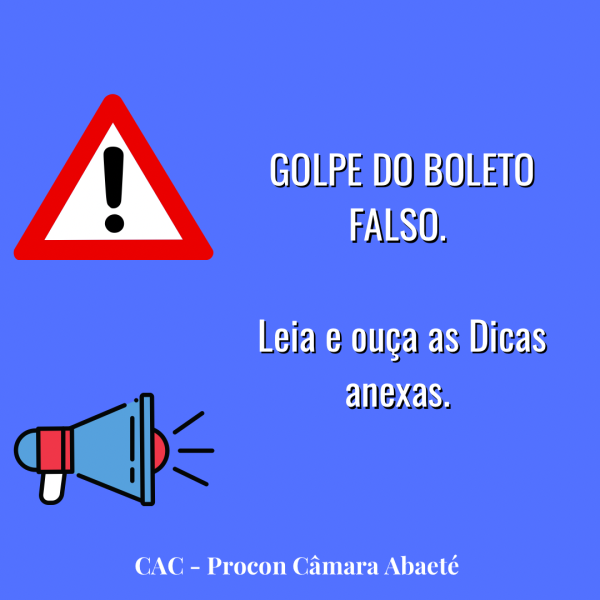 GOLPE DO BOLETO FALSO