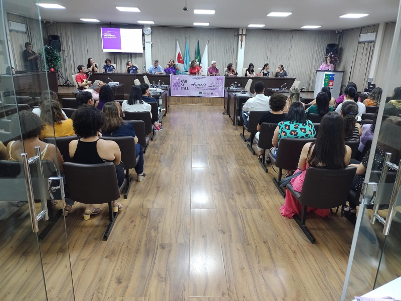 Encontro em comemoração ao agosto lilás - "Violência Doméstica"